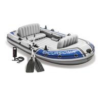 Set Bateau Gonflable 4 Places Intex Excursion 4