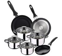 Set Batterie de cuisine 8 pièces avec 3 poêles à frire San Ignacio P Ø16 Ø20 et Ø24