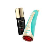 Set Beauty Answer FAQ 102 - Appareil visage tonifiant EMS, RF, luminothérapie 8 LED + Base conductrice FAQ P1 Manuka Honey 30ml - Thérapie à lumière rouge - Raffermissement par radiofréquence