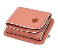 SEVIRA KIDS - Set berceau, couverture et coussin en gaze de coton, Jeanne - 50x70 cm Made in France