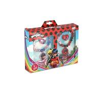 MIRACULOUS - Le Coffret Bijoux 6 pièces - Ladybug et Marinette - Deviens une Star - Bracelets, Barrettes et Bague T20802