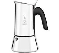 Bialetti Cafetière italienne VENUS – 6 tasses, argent + 1 paquet de café Moka Classico 250 g