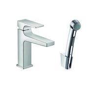 Metropol Set bidette poignée manette, bonde Push-Open, chromé (32522000)