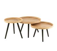 Set bois naturel h.55cm