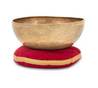 Set Bol Chantant XDrum Omshanti 30 cm - Poids : 2800g - Fait main en Inde - Idéal pour méditation et thérapie - Coussin assorti inclus