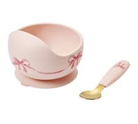 Set bol et cuillère Rosy Bow