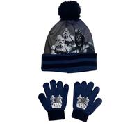 Set Bonnet Et Gants - Ensemble Bonnet Gants Star Wars (Marine)