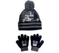 Set Bonnet Et Gants - Ensemble Bonnet Gants Star Wars (Noir)