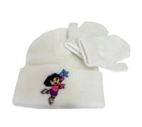 Set Bonnet et moufles Bébé Dora l'exploratrice