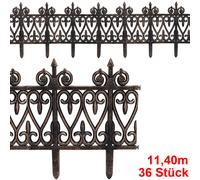 Set Bordure de jardin, rebord de jardin - Aspect laiton