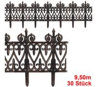 Set Bordure de jardin, rebord de jardin - Aspect laiton