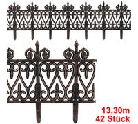 Set Bordure de jardin, rebord de jardin - Aspect laiton