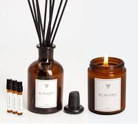 Set bougie parfumée 160 ml + désodorisant mikado 125 ml | Tobacco Vanille