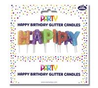 Set bougies d'anniversaire 'Happy Birthday'