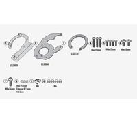 Set Bride GIVI BF91 pour Sacs Réservoir Tanklock / Ed ,Royal Enfield Guerrilla 4