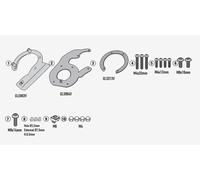 Givi Royal Enfield Guerilla 450 2024 Bf91 Fuel Tank Ring Argenté