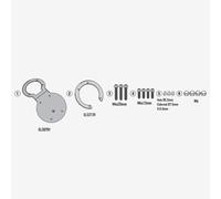 Set Bride GIVI BF92 pour Sacs Réservoir Tanklock / Ed, Re Himalayan 450