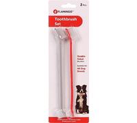 SET BROSSES À DENTS TARA GRAND & PETIT 2 PCS ROUGE/GRIS 2,5x1,5x21CM