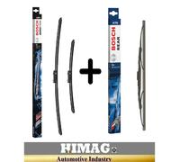 Set Brosses Avant + Arrière Bosch Aerotwin Fiat 500 Renault Zoe Ford Ka
