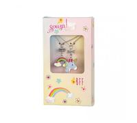 Set cadeau bff colliers licornes argente
