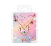 Set cadeau bff licorne 2 colliers