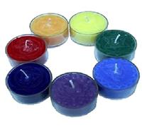 Set cadeau Chakras avec 7 Bougies chauffe-plat parfumées