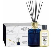 Set cadeau Diffuseur d'arômes Alpha bleu royal Remplissage sous l'olivier 200 ml