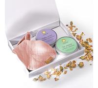 Set cadeau «Mini» Löwenkind avec Bidou content et Nez enruhmé pour soutenir la digestion pendant les 3 premiers mois. Favorise le bien-être pendant la saison des rhumes (Vieux rose)