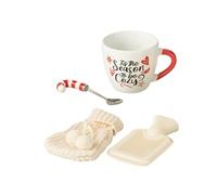 Jolipa – Set cadeau mug, cuillère et bouillotte – céramique