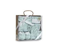 Set cadeau Première Couchage bébé Animal, 5 pièces en vert