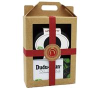 Set cadeau rouge - Boîte à savon noir velours & Dudu-Osun Classi