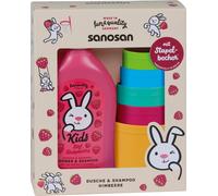 Set cadeau Sanosan douche et shampooing pour enfants avec gobelet empilable