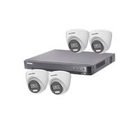 Set Caméra CCTV Turbo-HD 5 MP AUDIO DVR 4 Canaux - 4x 5MP Audio Tourelle Caméra Intérieur/Extérieur 1TB HDD