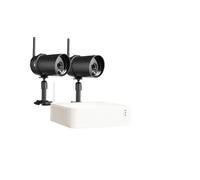 CHACON Kit enregistreur vidéosurveillance sans Fil IP + 2 Caméras (1TB Inclus)