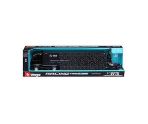 Set camion porte-voiture et voiture de course BBURAGO Mercedes-AMG W15 1:43 Die-Cast Multicolore