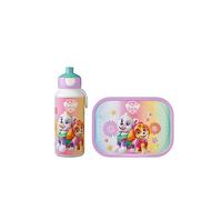 Mepal - Set Déjeuner Campus - Set de Déjeuner pour Enfants avec Bouteille de Boisson Pop-up et Panier-repas - Set de Déjeuner pour L'école - BPA-free - 400 ml + 750 ml - Paw Patrol Girls