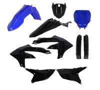 Kit De Carénage 10 Pièces ACERBIS Noir/Bleu Pour Yamaha 250 YZ F 2024-2026