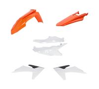 Kit De Carénage 6 Pièces ACERBIS Orange/Blanc Pour KTM 350 SX F 4T 2023-2024