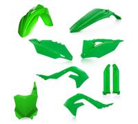 Kit De Carénage 9 Pièces ACERBIS Modèle 2024 Vert Pour Kawasaki 250 KX 2021-2024
