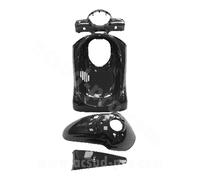 Piaggio Kit carénage Liberty 200 RST 2004 – Version originale, 4 pièces, noir