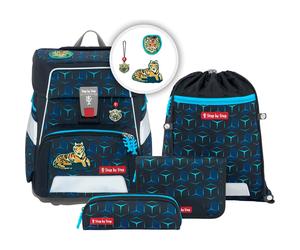 Set cartable Step by Step SPACE Shine - « Tiger Night Kimba » (5 pièces)