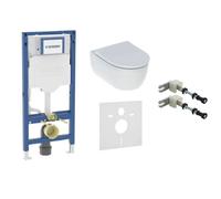 Set châssis encastré Geberit Duofix 111.320.00.6, cuvette de WC Geberit iCon 503.233.00.1, 111.815.00.1, 156.050.00.1