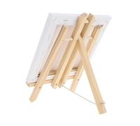 Set Chevalet de Table en Bois Blanc pour Peinture et Dessin | Petit Support Multifonction, Usage Peinture et Présentation, Finition Soignée, Pratique pour Atelier Créatif