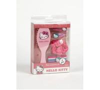 ARTESANÍA CERDÁ Set cheveux Hello Kitty – Brosse Sanrio, clips, élastiques, scrunchie rose