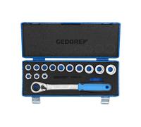 Set Clés à Pipe 1/2, 14-teilig, 10-24mm GEDORE 19 SKU-20