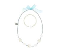 Set collier et bracelet Constance bleu Aqua G