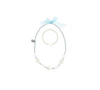 Set collier et bracelet Constance bleu