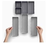 Joseph Joseph Set d'organisateurs Blox. 7 pièces Gris