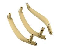 Set Compatible For BMW X5 X6 F15 F16 2014 2015-2018 Front Rear/Left Right Car Interior Inner Door Handle Panel Pull Trim Cover 51417292243(RHD Beige)