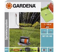 Set complet d'arroseur escamotable carré GARDENA 08221-20 OS 140 2 - 140 m²